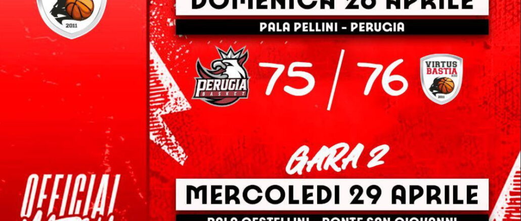 Basket Serie C: Bastia espugna Perugia e vola in semifinale play-off