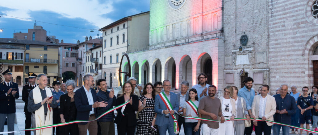 Bastia Umbra Festa della Repubblica inaugura Piazza Mazzini